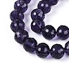 Transparent Glass Bead Strands GLAA-R095-10mm-37-3