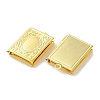 Rack Plating Brass Locket Pendants KK-F090-04G-2