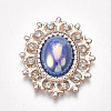 Alloy Cabochons PALLOY-T066-13-2