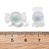 Frosted Transparent Acrylic Beads OACR-A032-26-3