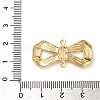 Brass Bowknot Connector Charms KK-O100-03G-3