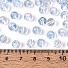 Baking Paint Transparent Glass Beads DGLA-T004-08D-4