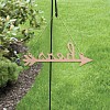His and Hers Arrow Chair Signs Banner DIY-WH0157-34-8