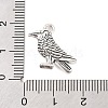 Tibetan Style Alloy Bird Pendants TIBEP-1425-AS-LF-2