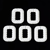 CCB Plastic Imitation Pearl Linking Rings CCB-Q091-012-1