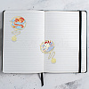 2Pcs 2 Styles Iron Bookmarks with Chain AJEW-GF0011-71-3