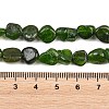 Natural Green Diopside Beads Strands G-G464-A01-02-5