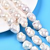 Natural Baroque Pearl Keshi Pearl Beads Strands PEAR-S019-05D-1