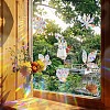 Leaf Rainbow Prism Electrostatic Window Stickers PW-WGAB389-01-3