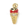 Brass Micro Pave Cubic Zirconia Pendants KK-H255-03G-01-1