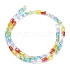 Electroplate Glass Beads Strands EGLA-P068-01A-11-3