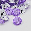 Acrylic Rhinestone Buttons BUTT-J001-M-2