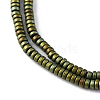 Electroplated Non-magnetic Hematite Beads Strands G-P571-A01-01B-3