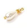 Glass Pearl Pendants PALLOY-JF00902-3