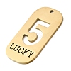 304 Stainless Steel Pendants STAS-D200-02F-G-2