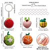 DIY Fruit Theme Keychain Making Kit DIY-FG0002-98-2