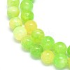 Natural Dyed Jade Beads Strands G-F601-A32-3