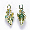 Alloy Enamel Pendants ENAM-N054-019B-2