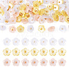 60Pcs 3 Colors 1-Hole Resin Buttons RESI-TA0004-42-1