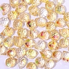 50Pcs Strawberry Transparent Glass Charms PW-WGCC72C-12-1