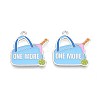 Alloy Enamel Sports Pendants ENAM-T022-64P-1