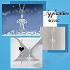 DICOSMETIC 8Pcs 4 Style 201 Stainless Steel Pendants STAS-DC0006-26-6