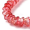 Transparent Glass Beads Strands LAMP-H061-01D-07-5