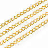 Brass Twisted Chains CHC-Q001-3x2mm-G-1