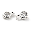 925 Sterling Silver with Single Cubic Zirconia Charms LS-STER-Z001-008S-3