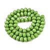 Opaque Solid Color Imitation Jade Glass Beads Strands LS-EGLA-A044-P8mm-D30-3