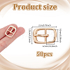 50Pcs Zinc Alloy Roller Buckles FIND-GA0007-99-2