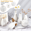  6Pcs 6 Style Mini Ceramic Floral Vases for Home Decor BOTT-NB0001-05-4
