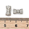 Brass Micro Pave Clear Cubic Zirconia Screw Clasps KK-H202-09A-P-3