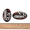 Handmade Porcelain Big Pendants PORC-T133-47-3