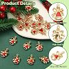 20Pcs Christmas Bell Alloy Enamel Pendants ENAM-YW0006-08-5