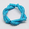 Synthetic Turquoise Beads Strands TURQ-G110-6x3mm-06-2