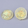 Transparent Epoxy Resin Cabochons CRES-T020-09D-3