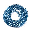 Electroplate Glass Beads Strands EGLA-A044-T2mm-A27-3