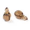 Faceted Natural Smoky Quartz Pendants G-H252-B06-2