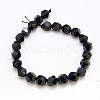 Natural Black Onyx Beads Strands G-C072-10mm-1-2