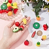 22Pcs 11 Style Resin Pendants RESI-SC0002-27-3