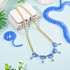 4 Strands 4 Styles Transparent Glass Beads Strands EGLA-TADJ0001-01-4