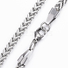304 Stainless Steel Wheat Chain Necklaces NJEW-H445-11P-2