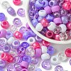 424G 8 Styles Plastic Pearlized Beads KY-FS0001-21A-2