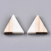 Translucent Opaque Resin & Wood Cabochons CRES-N028-001A-3