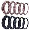 10 Rolls 10 Styles Aluminum Wire AW-FG0001-01-1