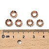 Brass Rhinestone Spacer Beads X-RB-A020-7mm-01RG-3