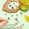 10Pcs 10 Styles Alloy Enamel Charms FIND-CJ0005-68-5