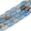 Natural Blue Calcite Beads Strands G-G980-53B-2