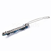 Platinum Plated Alloy French Hair Barrettes PHAR-T003-01B-3